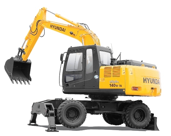 Продажи колесных экскаваторов за первое полугодие 2016